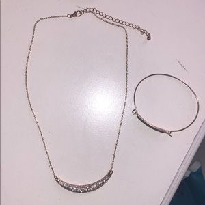 Gold Necklace & Matching Bangle